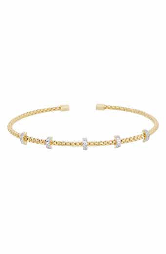 Diamond Mesh Cuff Bangle