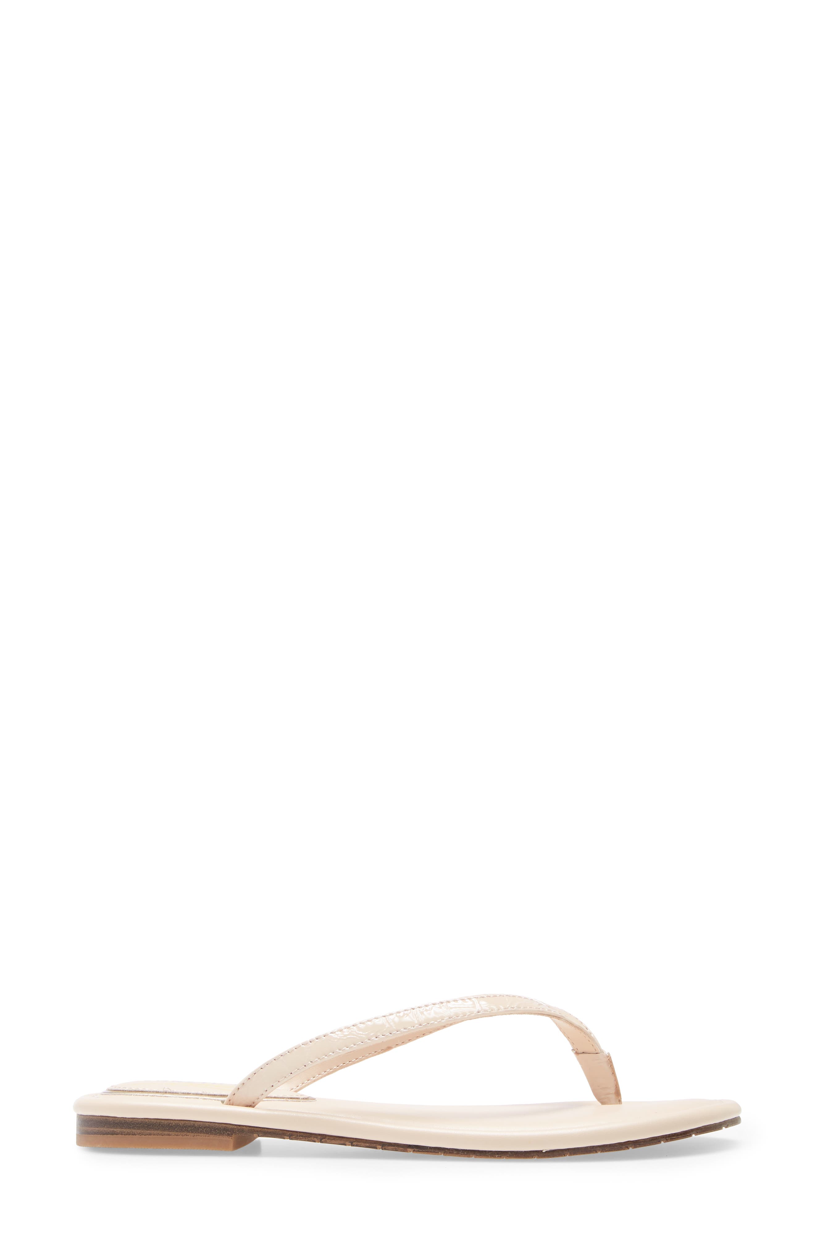 Mello Flip Flop, Alternate, color, GINGER PATENT LEATHER