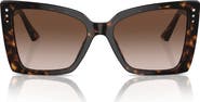 Jimmy Choo 54mm Butterfly Sunglasses