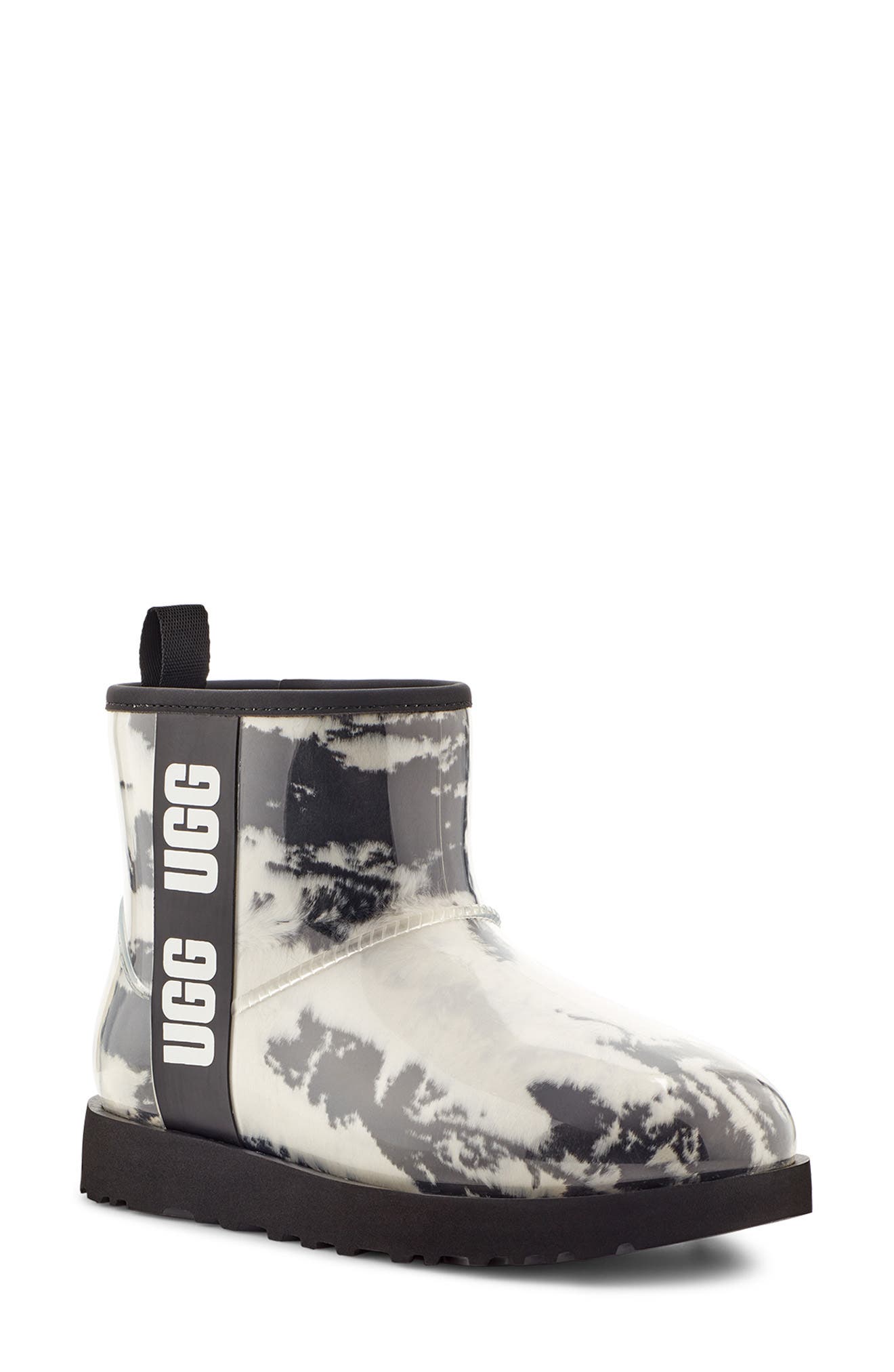 UGG<sup>®</sup> Classic Clear Mini Marble Boot, Main, color, 