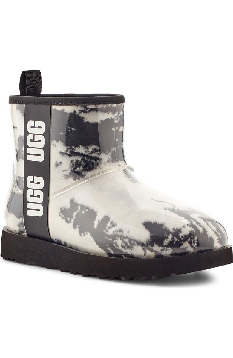 UGG<sup>®</sup> Classic Clear Mini Marble Boot, Main, color,