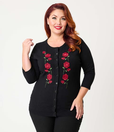Plus Size Bookworm Cardigan