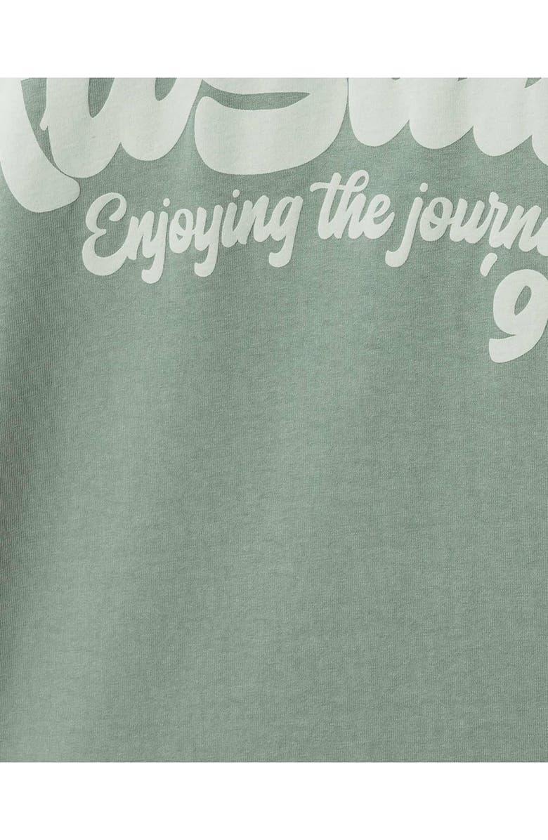 AllSaints Odyssey Cotton Graphic T-Shirt, Alternate, color, Spring Green