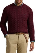 Polo Ralph Lauren Big & Tall Cableknit Sweater