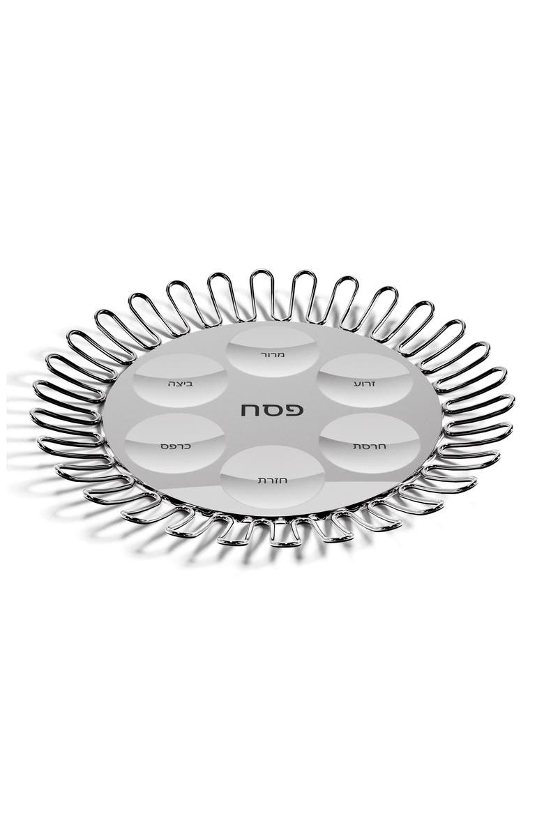 Coluna Dual Seder Plate, Main, color, SILVER