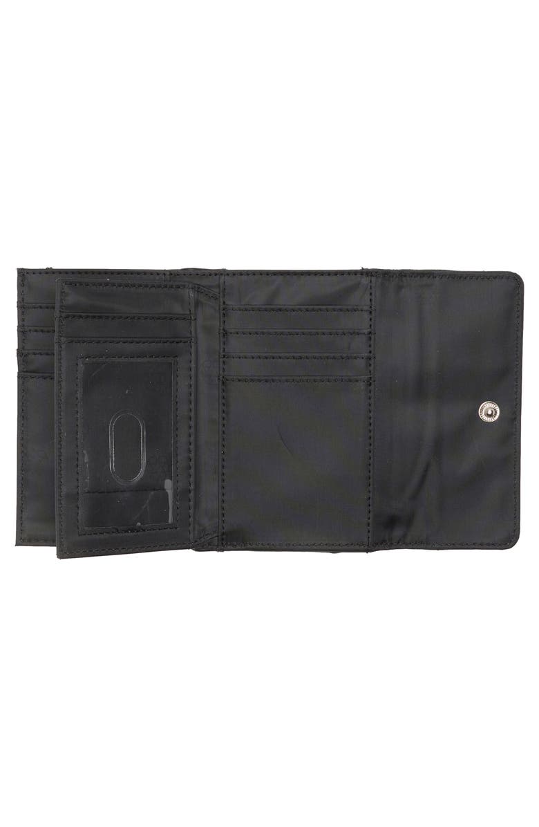 MUNDI SMALL LEATHER GOODS Quilted Trifold Leather Wallet, Alternate, color, 