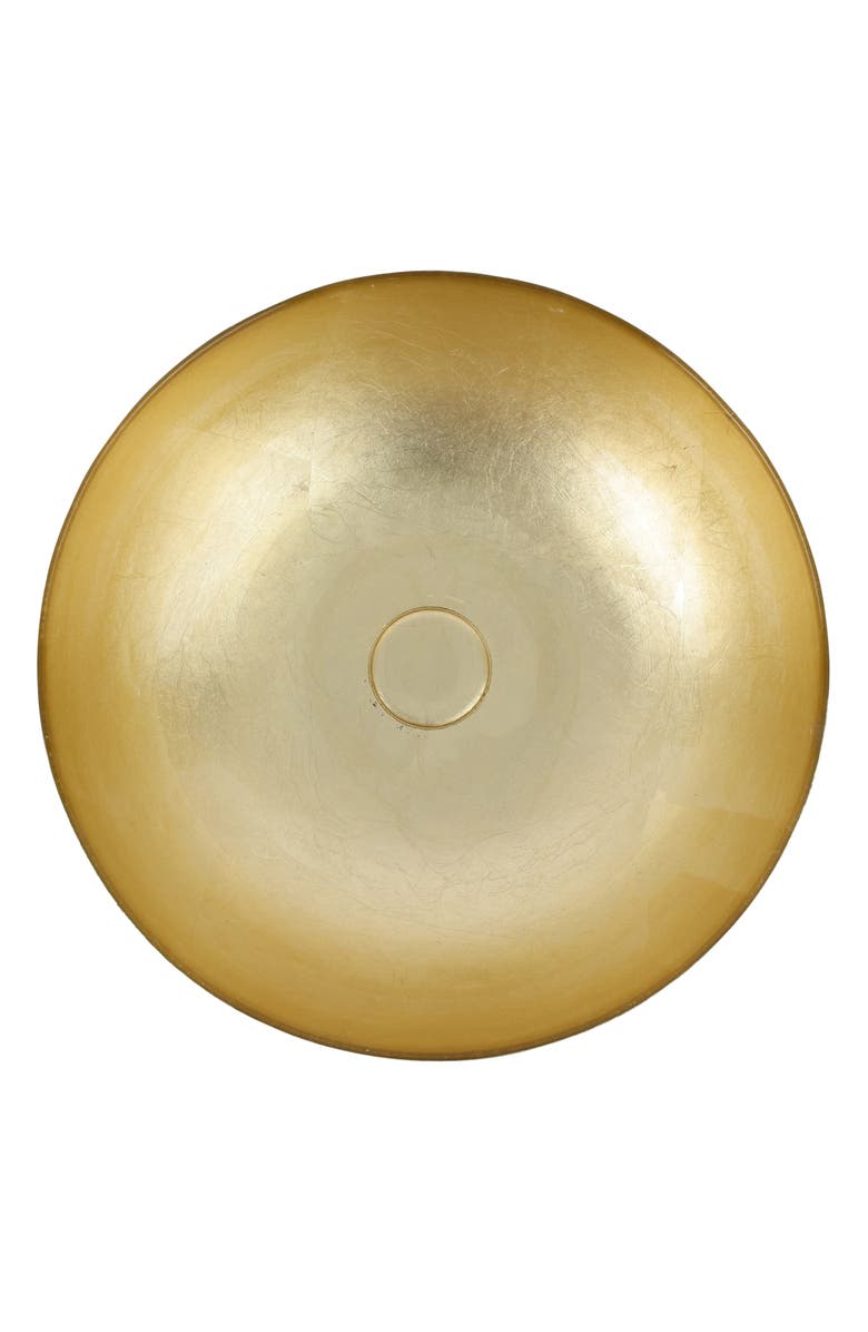 VIETRI Moon Glass Medium Pedestal Bowl, Alternate, color, Gold