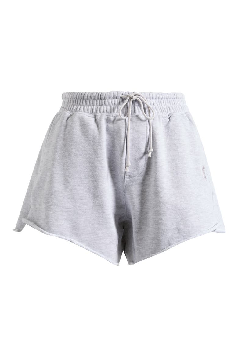 FP Movement Knockout Drawstring Shorts, Alternate, color, WHITE HEATHER GREY