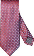 Eton Geometric Jacquard Silk Tie