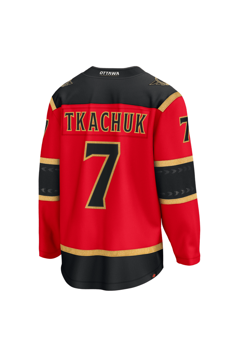Men's Fanatics Brady Tkachuk Red Ottawa Senators Alternate Breakaway Jersey, Alternate, color, Red