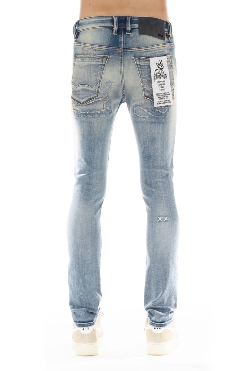 Cult of Individuality Punk Ripped Superskinny Jeans, Alternate, color, Dream