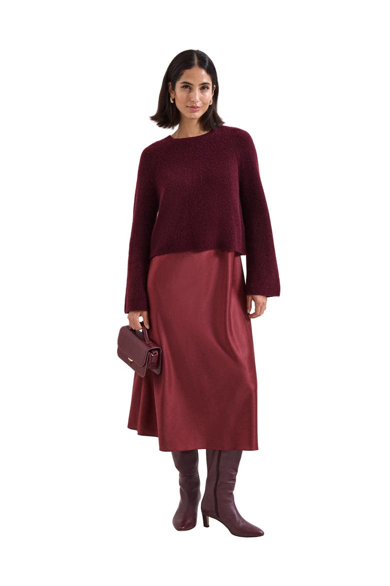 Issy 2 In 1 Dress, Main, color, Burgundy