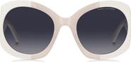 Marc Jacobs 56mm Gradient Rectangular Sunglasses