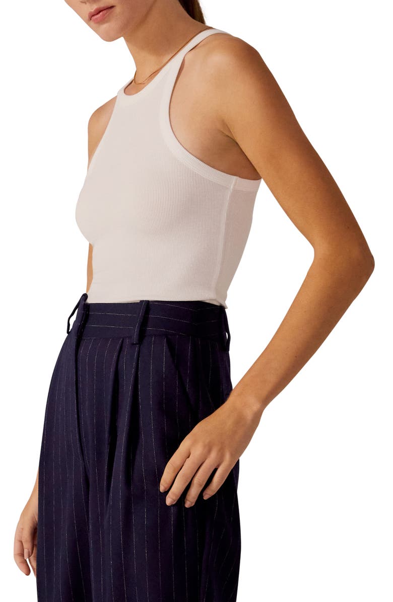 Favorite Daughter The Favorite Rib Tank, Alternate, color, White