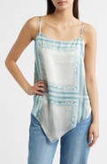 Reformation Esme Scarf Print Silk Camisole (Nordstrom Exclusive)