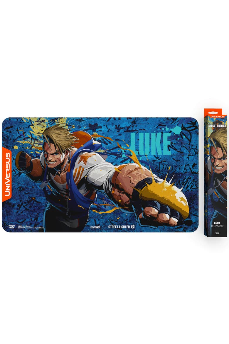 Street Fighter 6 Challenger Series Luke Playmat, Alternate, color, Multicolored