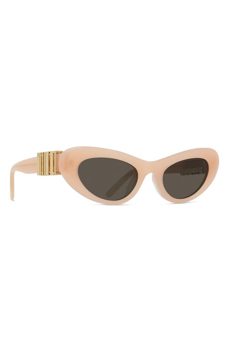 Loewe Slim 54mm Cat Eye Sunglasses, Alternate, color, Shiny Pink / Brown