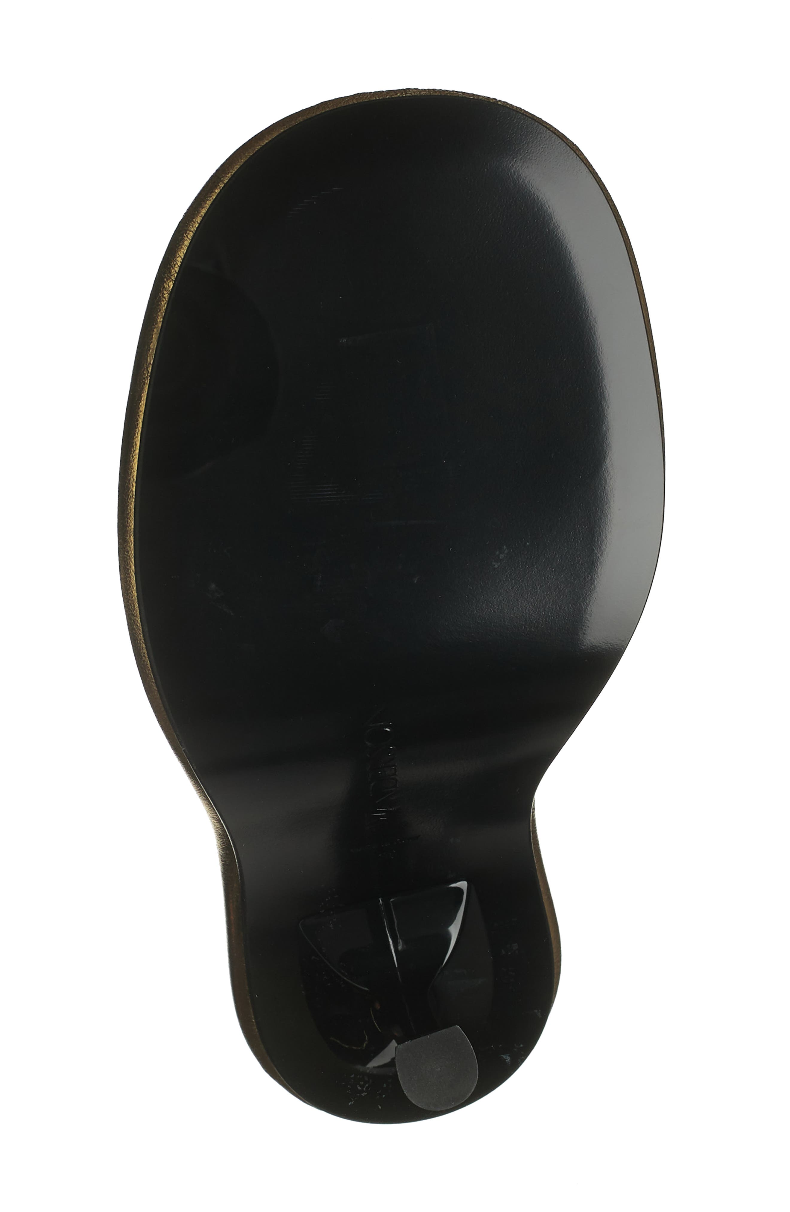 JW Anderson Metallic Quilted Slide Sandal, Alternate, color, 