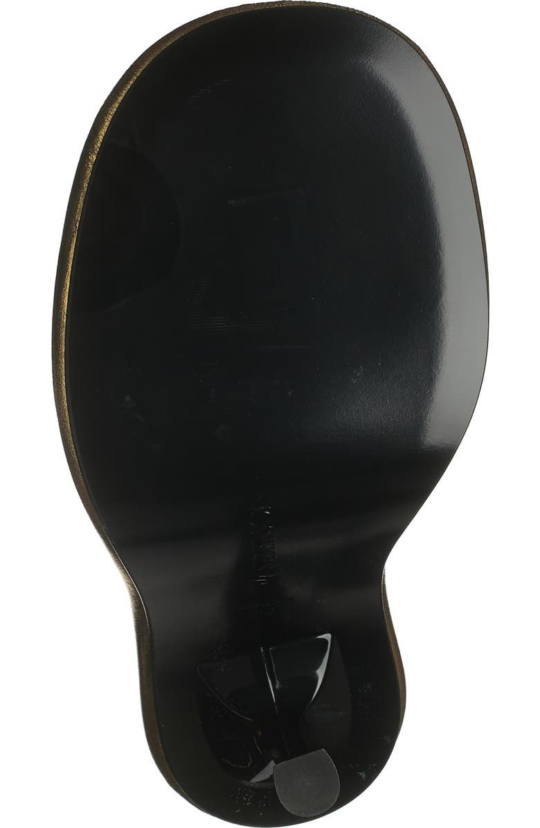 JW Anderson Metallic Quilted Slide Sandal, Alternate, color,