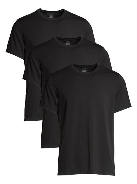 Cotton Modal Crew Neck T-Shirt 3-Pack