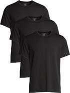 Single Stitch Cotton Modal Crew Neck T-Shirt 3-Pack