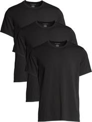 Single Stitch Cotton Modal Crew Neck T-Shirt 3-Pack