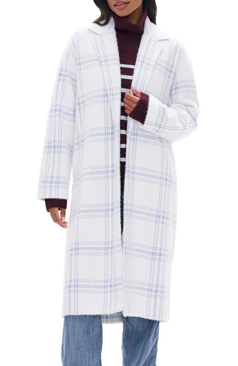Paxton Plaid Open Front Jacket