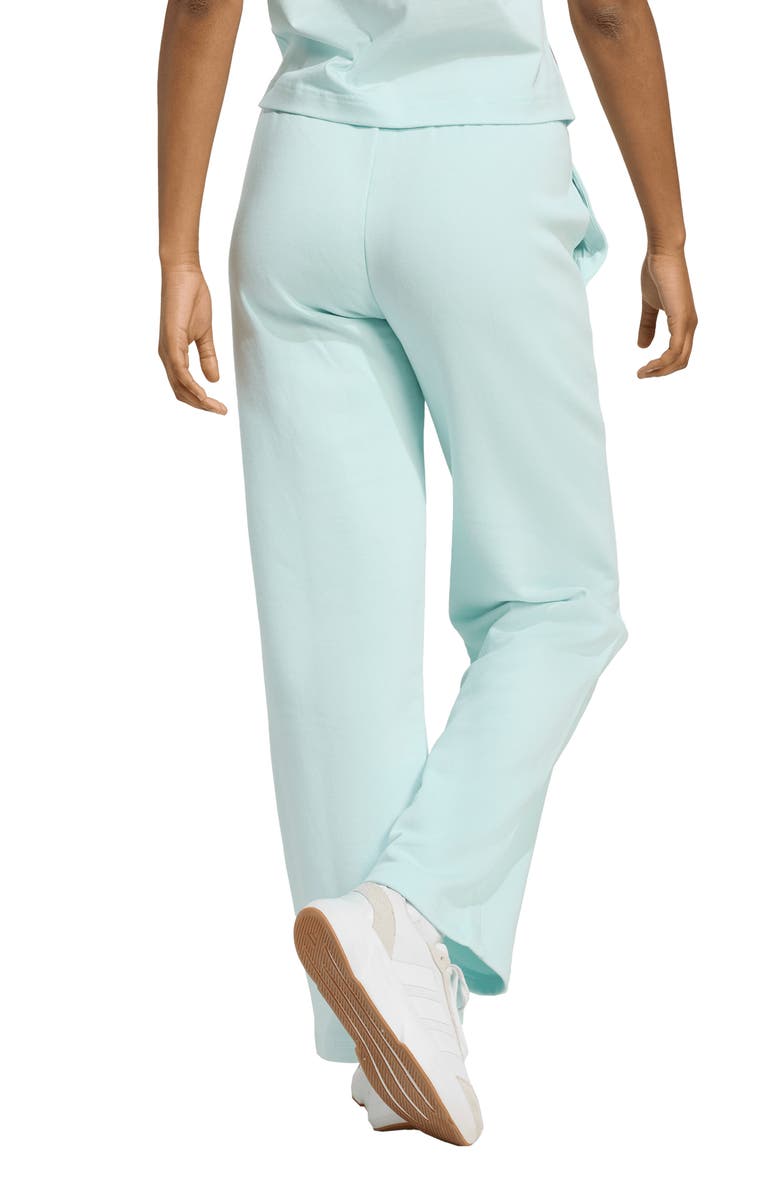 adidas Fleece Sweatpants, Alternate, color, Halo Mint/ White