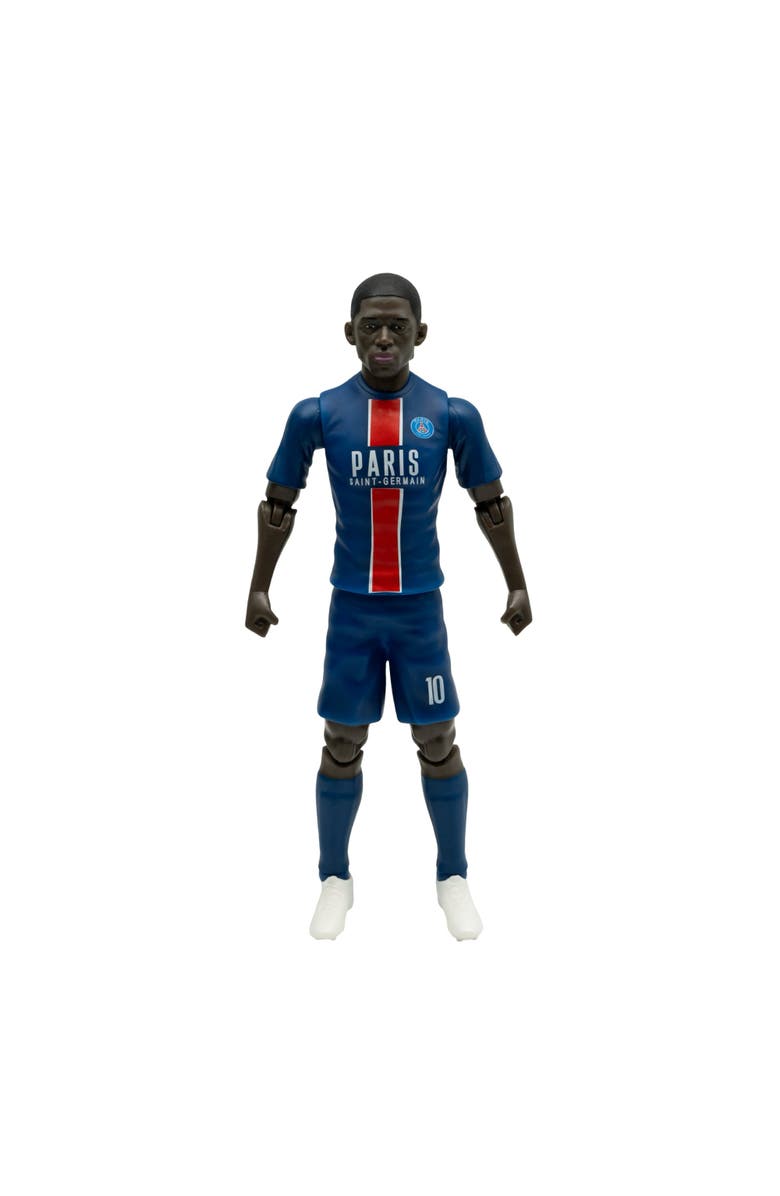 Banbo Toys Sockers Paris Saint-Germain Ousmane Dembele 8" Soccer Action Figure, Main, color, Blue