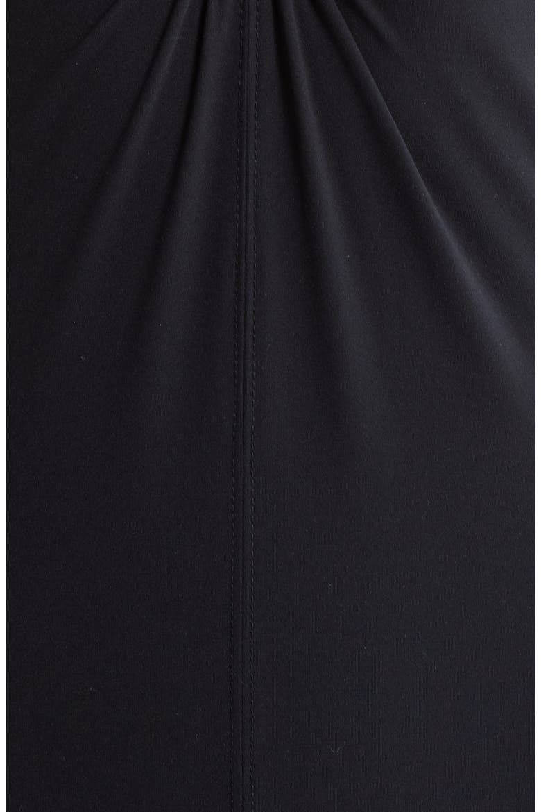 Milos Halter One-Piece Swimsuit, Alternate, color, NOIR