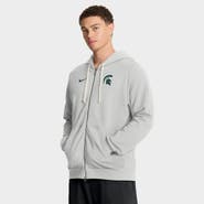 Nike Men's Nike Gray Michigan State Spartans 2025 Sideline Standard Issue Dri-FIT Full-Zip Hoodie