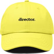 Dalix Director Embroidered Low Crown Cap