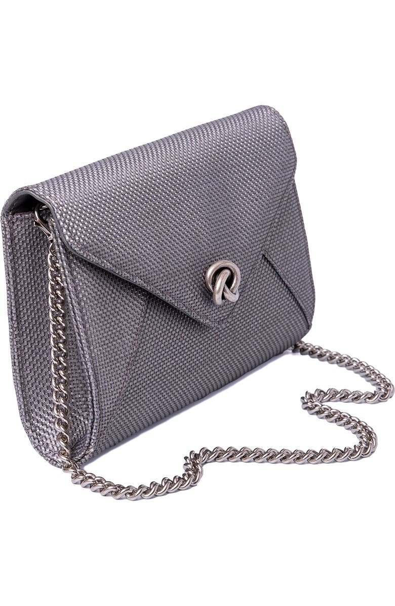 Michelle Wilhite The Mini Frieda Clutch, Alternate, color, Gunmetal