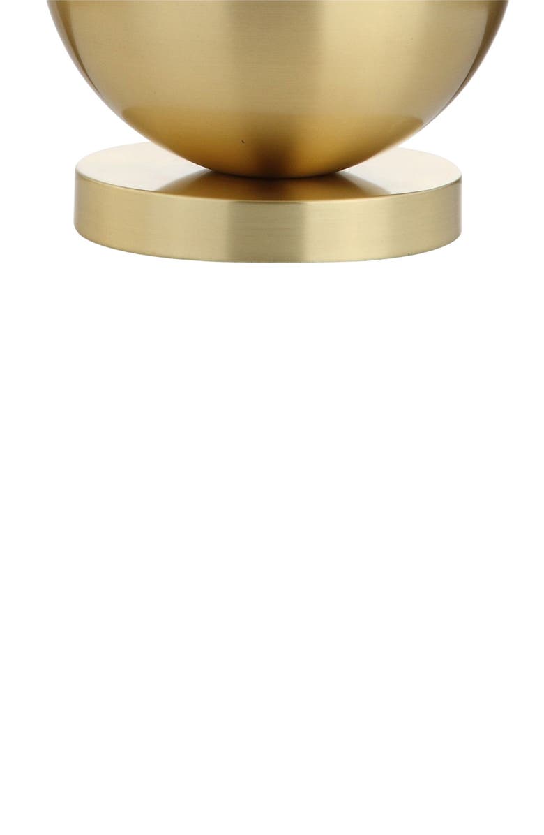 JONATHAN Y Carr 23.5" Ceramic/Metal LED Table Lamp, White/Brass, Alternate, color, White/Brass