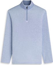 Bugatchi Soft Touch Quarter Zip Pullover