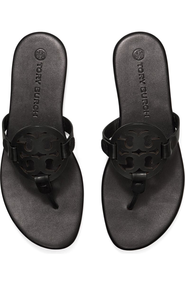Tory Burch Miller Soft Thong Sandal, Main, color, Perfect Black