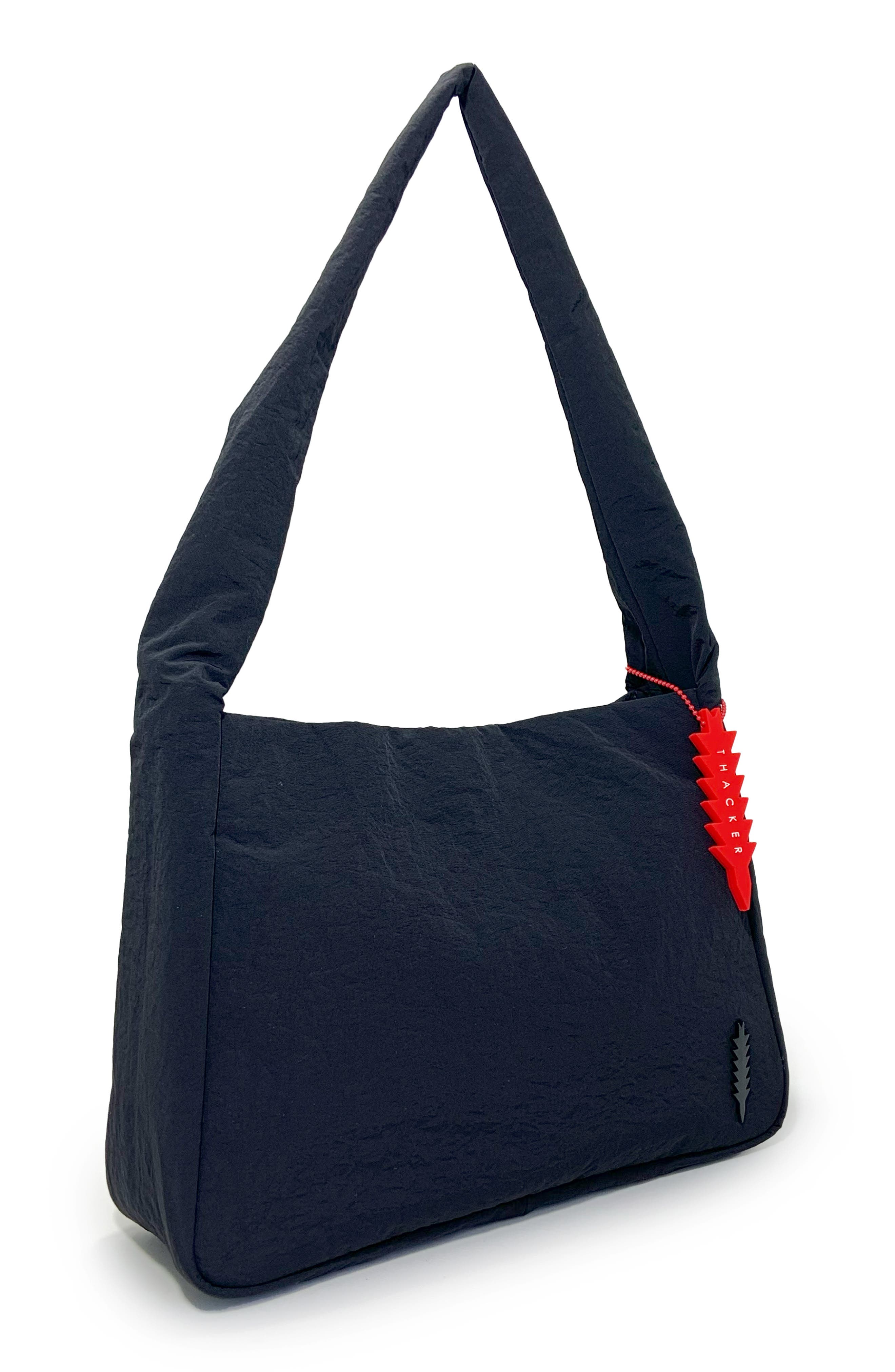 Thacker Sari Water Resistant Hobo Bag, Alternate, color, Black