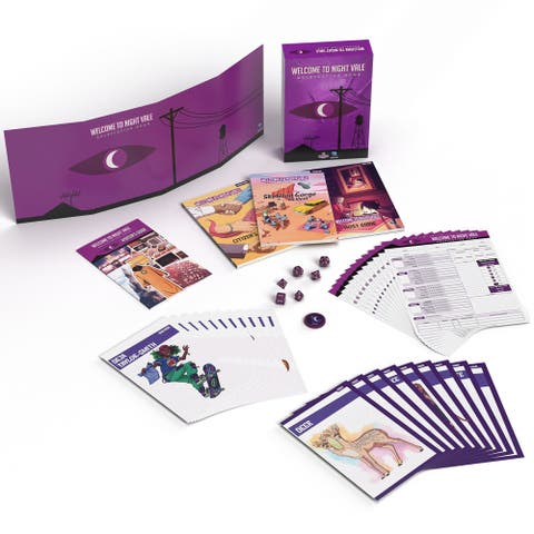 Welcome To Night Vale Rpg Box Set Rules, Gm Screen, Dice