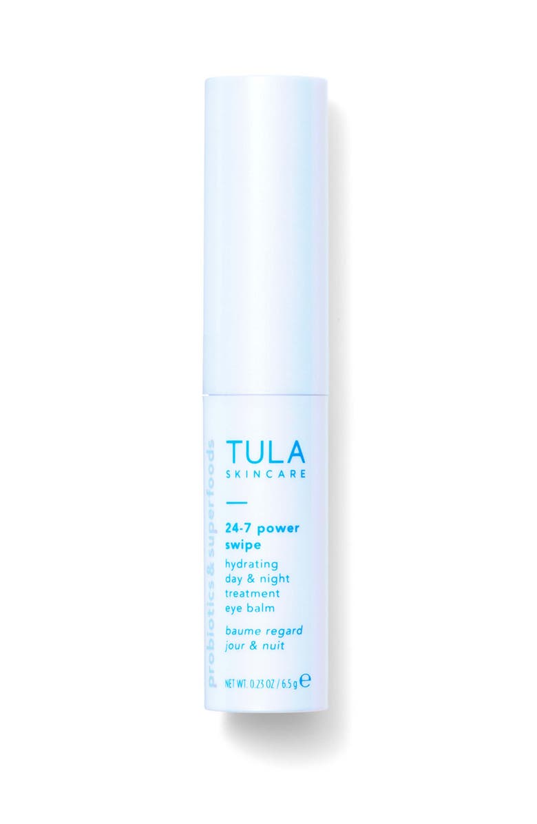 TULA Skincare Skincare 24-7 Power Swipe<sup>™</sup> Hydrating Day & Night Treatment Eye Balm, Main, color,