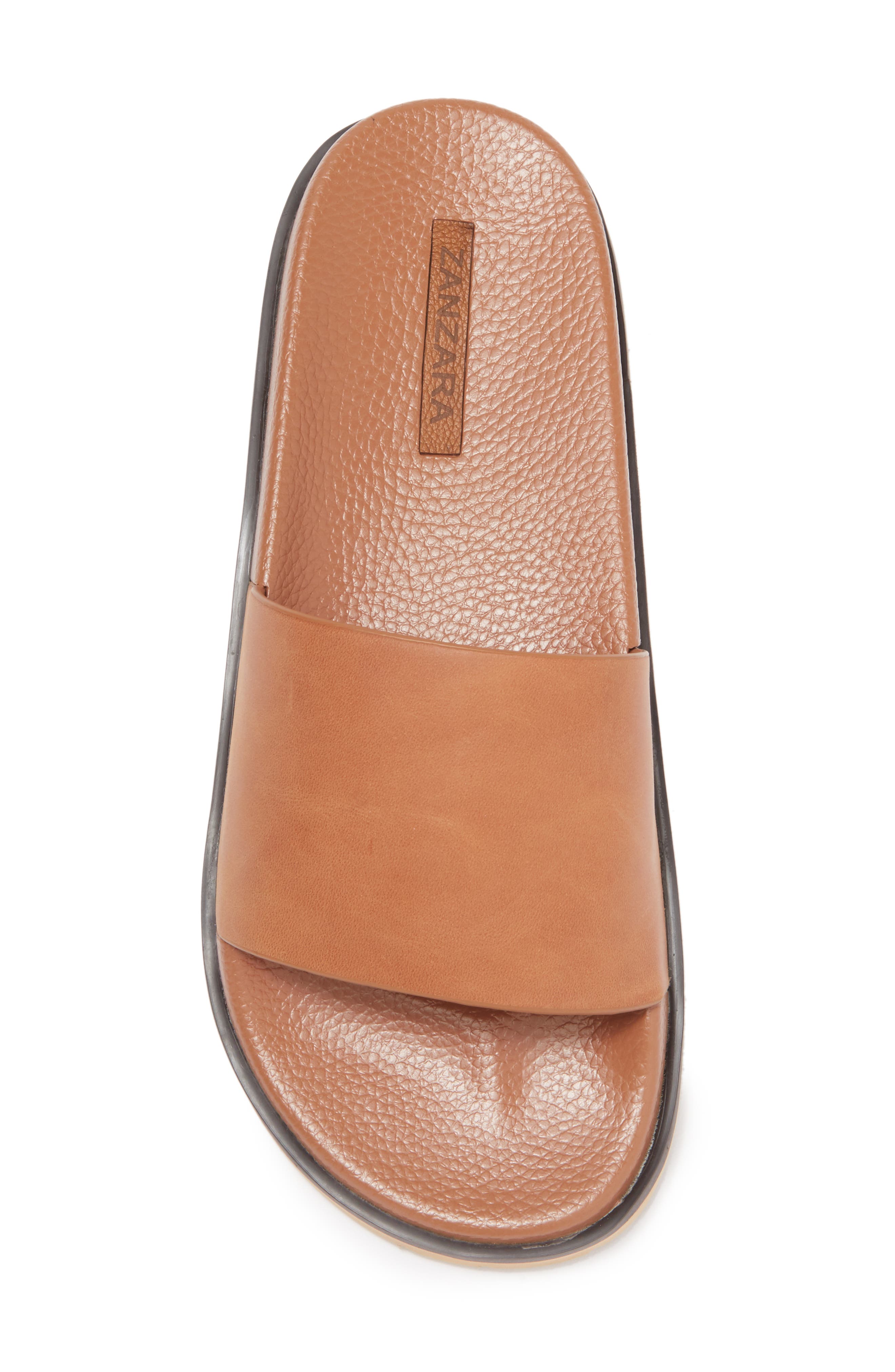Zanzara Edmund Leather Slide Sandal, Alternate, color, 