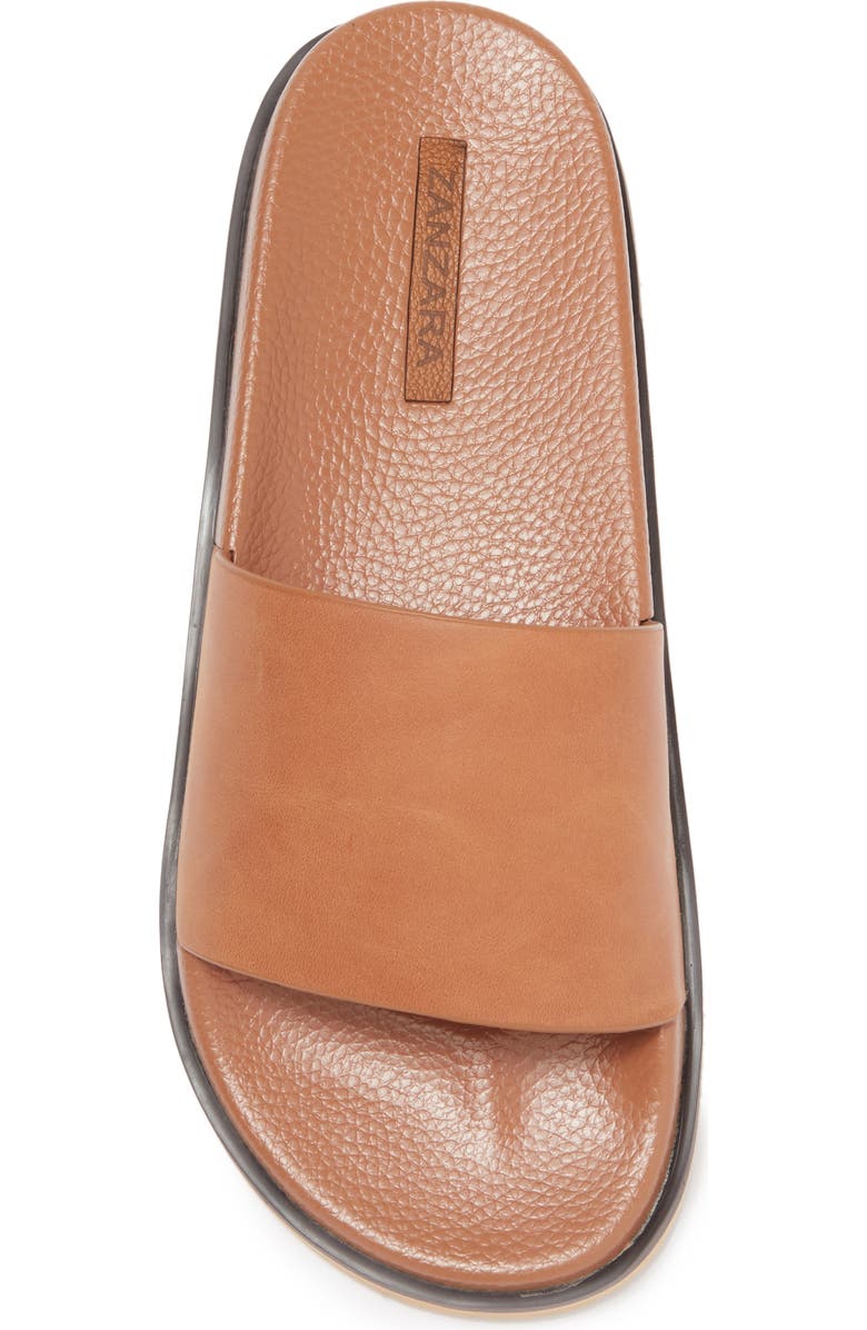 Zanzara Edmund Leather Slide Sandal, Alternate, color,