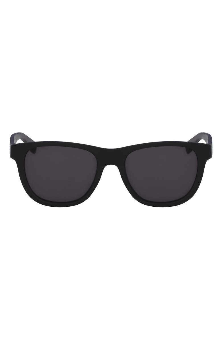 Lacoste 54mm Square Sunglasses, Main, color, Black Matte