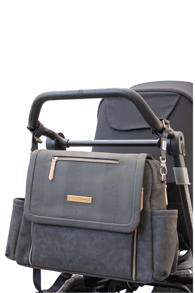 Boxy Deluxe Backpack Diaper Bag, Alternate, color, BLACK