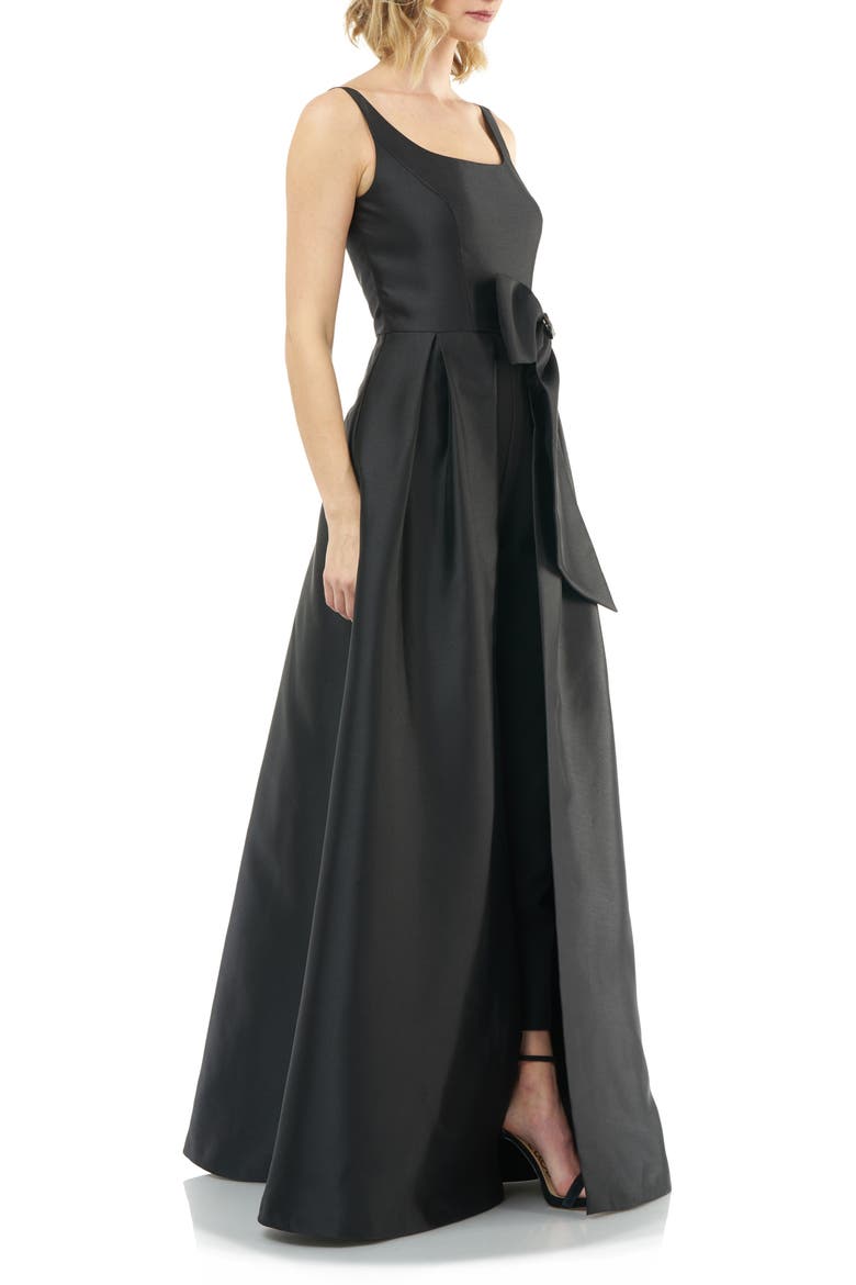 Sophie Romper Gown, Alternate, color, BLACK