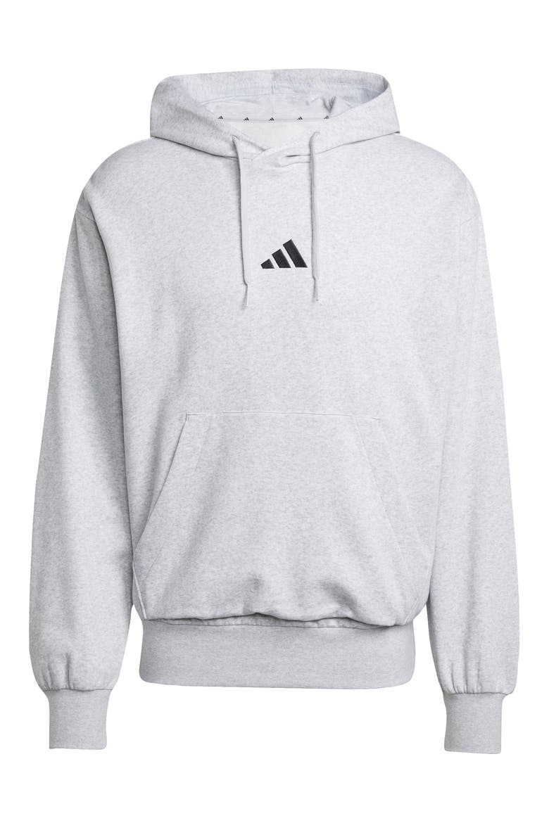 Feelcozy Hoodie, Alternate, color, LIGHT GREY HEATHER/ BLACK