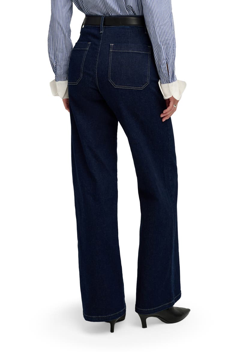 The Mischa Super High Waist Wide Leg Jeans, Alternate, color, PORTER