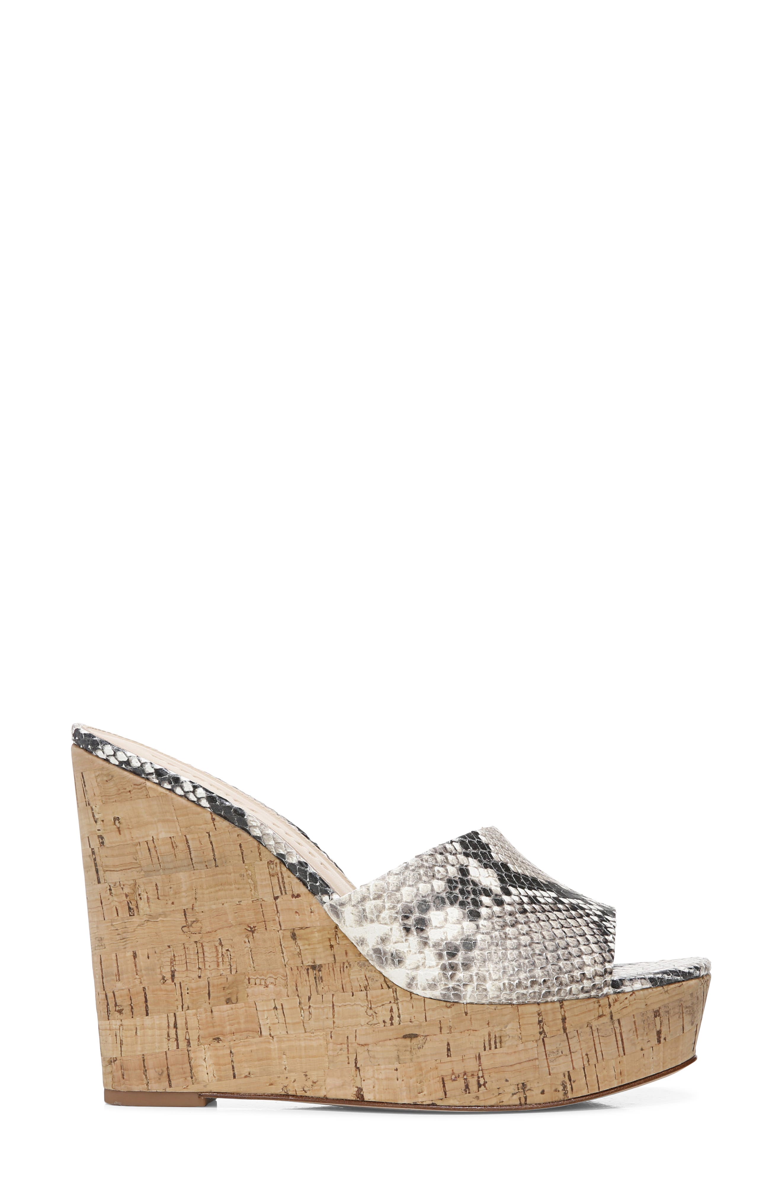 Dali Platform Wedge Sandal, Alternate, color, NATURAL