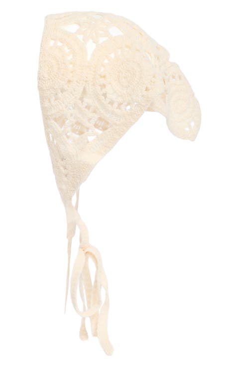 Crochet Trim Bandana