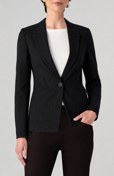 Fitted Cutaway Blazer