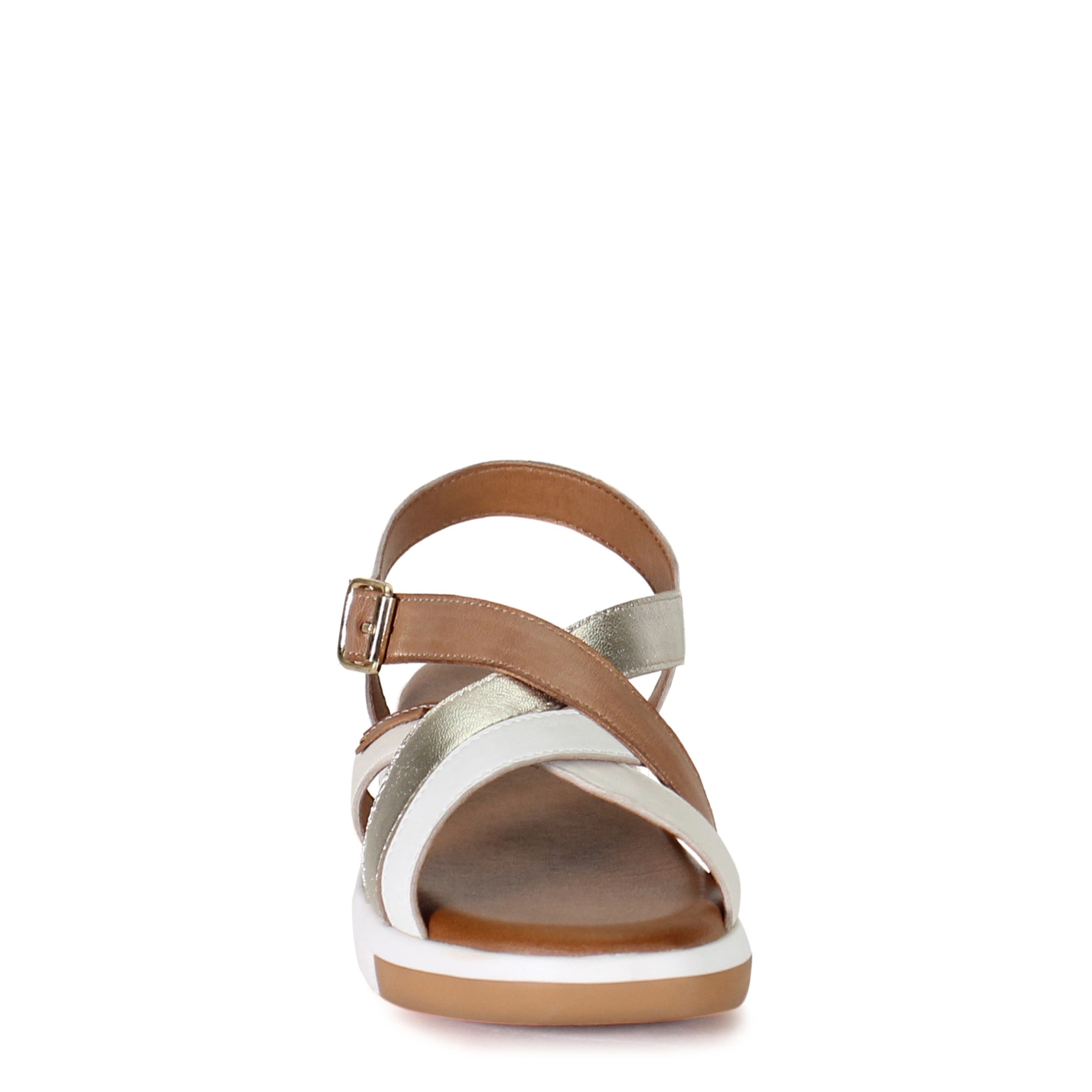 Diba True DAR LING Leather Cushioned Gladiator Sandal, Alternate, color, Natural Multi